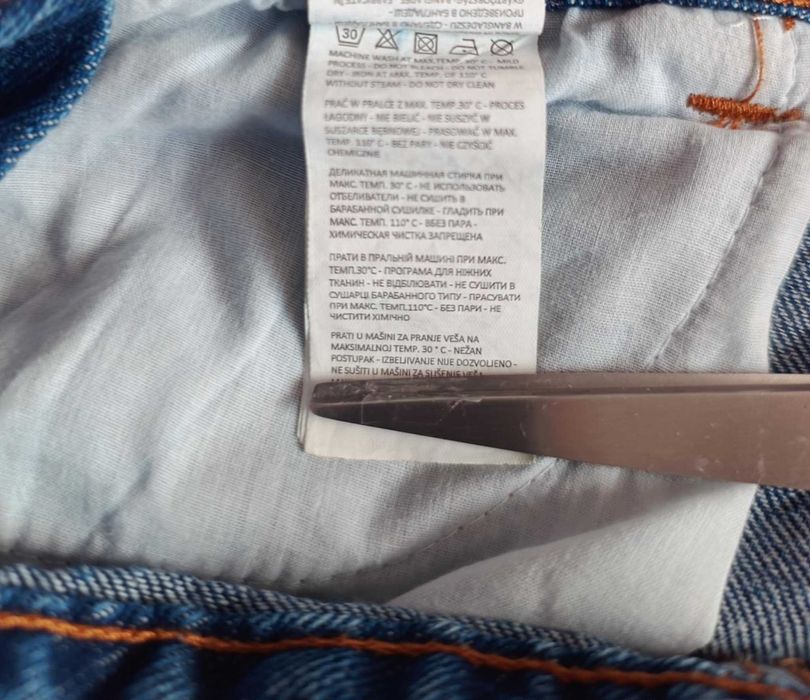 Ogrodniczki jeansowe - szorty. Rozmiar S