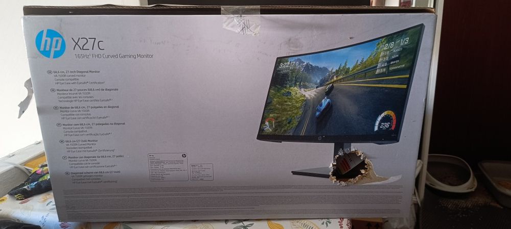 HP X27C 27" Curved 165Hz Gaming Monitor