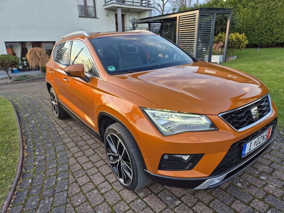 Seat ateca XCELLENCE 2.0 tdi 4x4 dsg led kamera serwis  oplacone