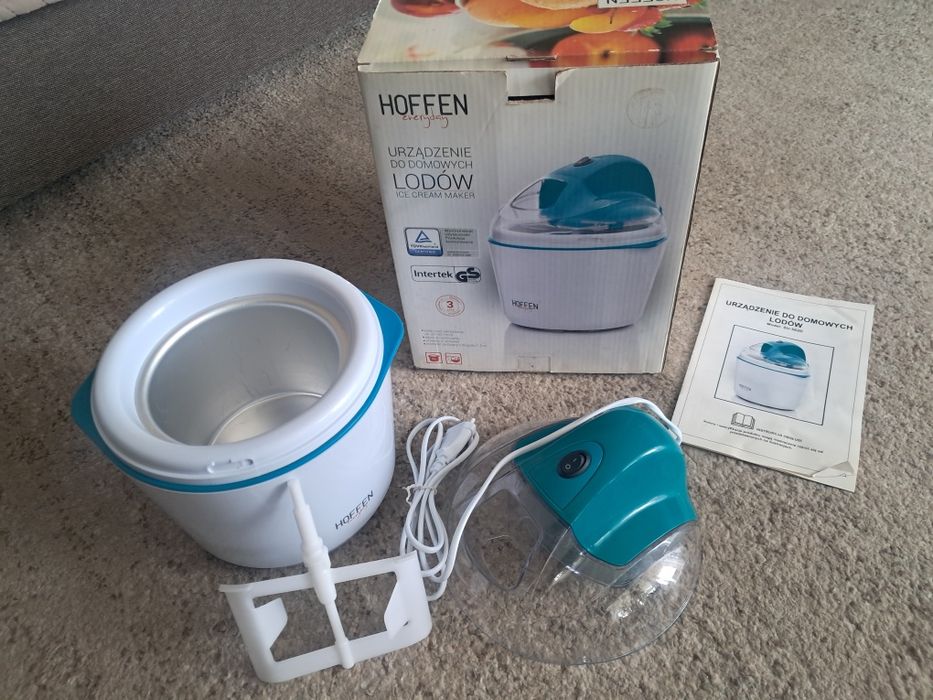 Maszyna urządzenie do robienia domowych lodów deserów Hoffen