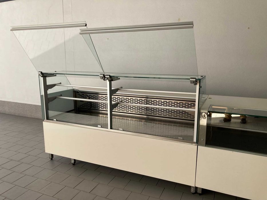 Vitrine e balcão pastelaria padaria cafetaria como novo
