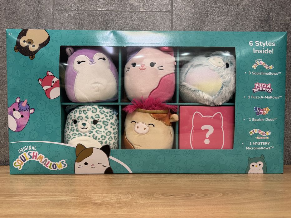 Набір мʼяких іграшок Squishmallows