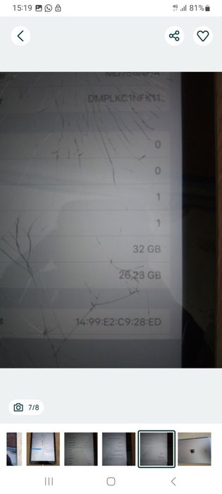 Ipad air 32 GB, primeira geração