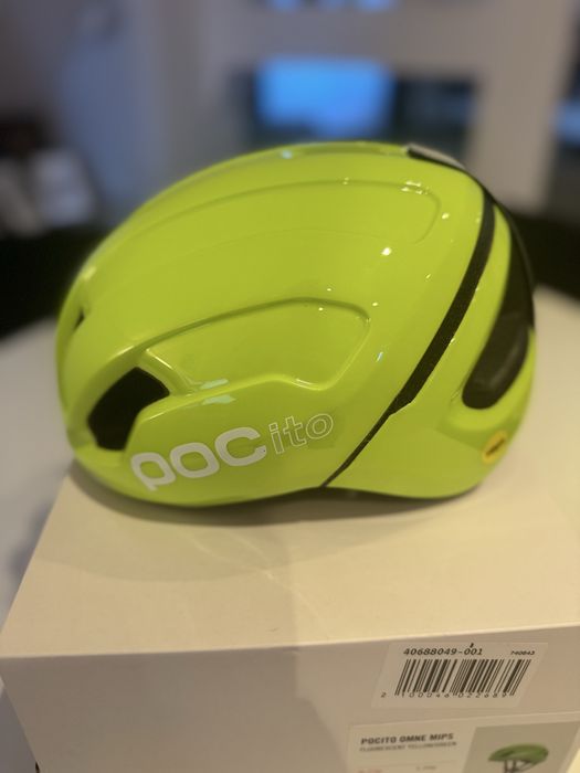 dziecięcy kask rowerowy POC POCito Omne MIPS w rozmiarze 48–52 cm.