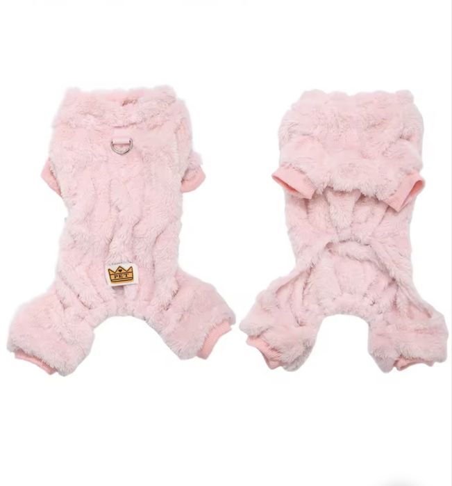 Теплый Флисовый комбинезон для хвостика