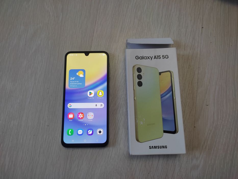 Смартфон Samsung Galaxy A15 4/128GB Android 16