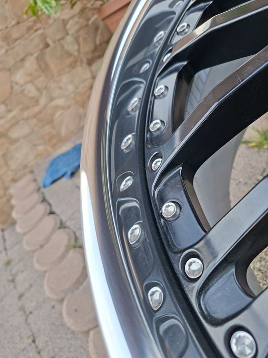 Felgi OZ Botticelli 22" 5x112 Skręcane 3-częściowe Kute Polerowany Rant Mercedes/Audi/Bmw