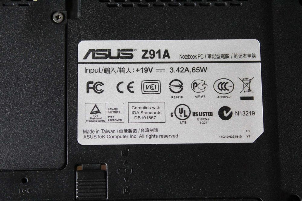 Laptop Asus Z91A -  DJ laptop Asus Z91A - sprawny