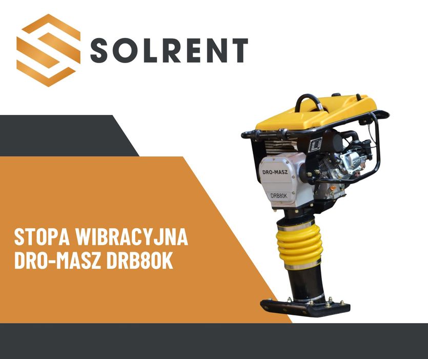 Wynajem  SKOCZEK - STOPA WIBRACYJNA Dro-masz Drb80k