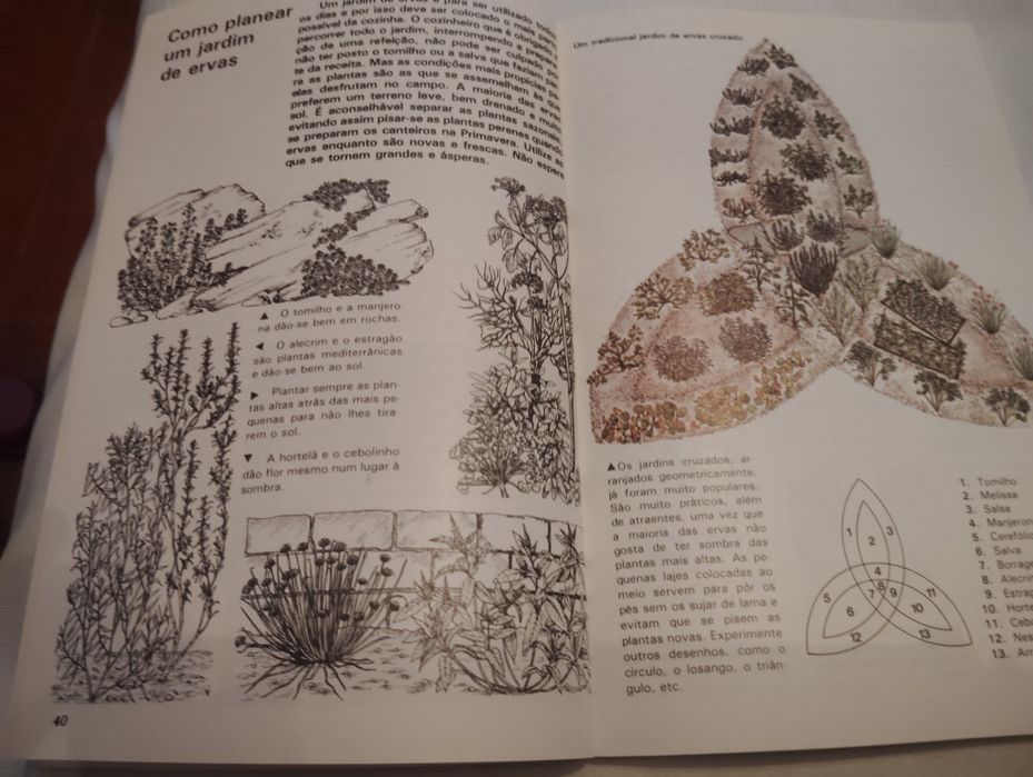 Livro Coleção Arte de Viver Ervas Vintage