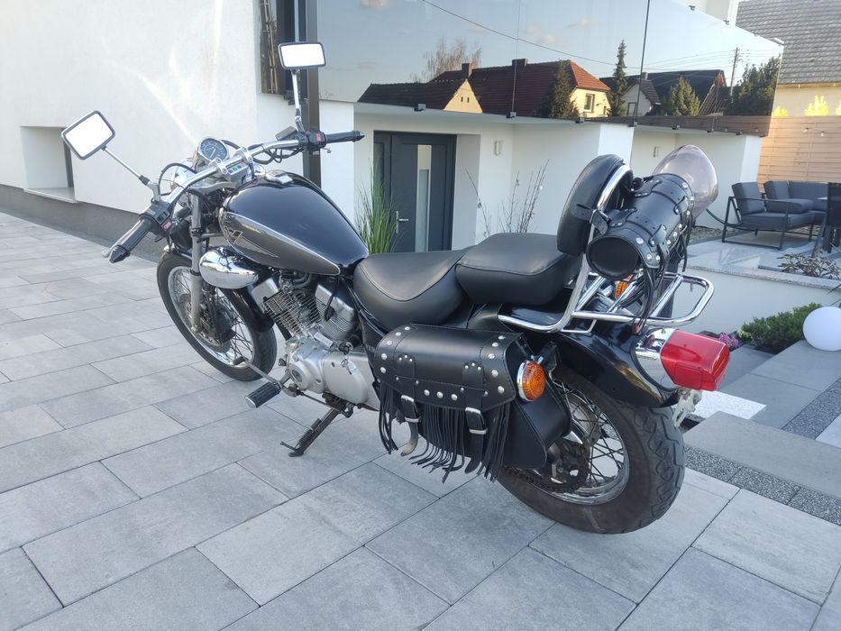 Yamaha Virago 125 ubrana oparcie sakwy piornik shadow Intruder maraude