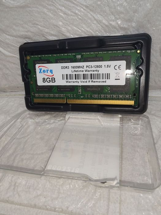 Нова оперативна пам'ять Zorq Ddr3 8Gb 3200MHz
чіпи Samsung
таймінги 22