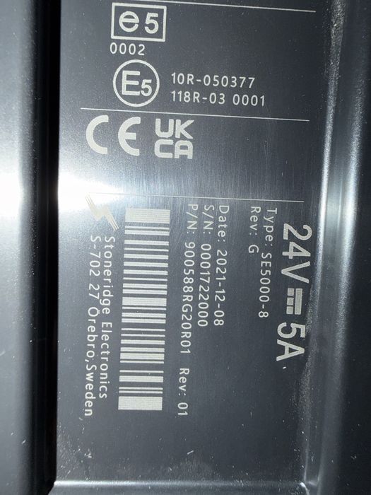 Tachograf Scania Stoneridge SE5000-8 zestaw z impulsatorem 2021 rok
