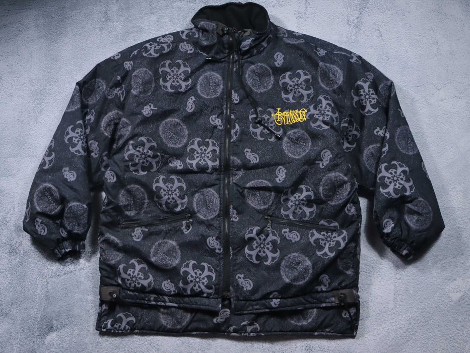 Chiemsee kurtka męska na polarze zimowa wzory rap hip-hop oversize XXL