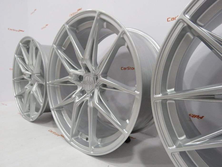 Jantes Haxer HX036 19 x 8.5 et 40 5x112 66.6 Silver Shining
