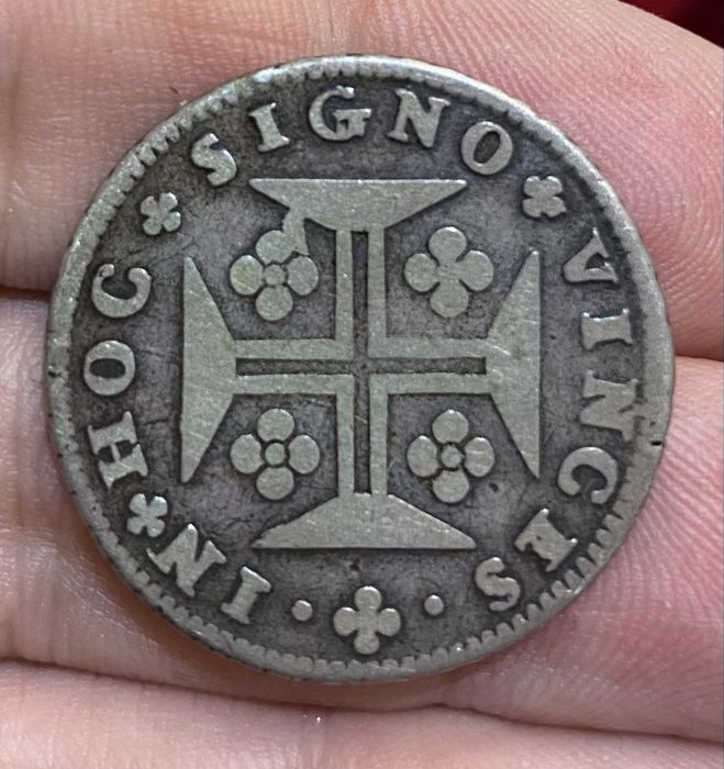Moeda 408 - 12 Vintens 240 Reis A JOAO V 1747