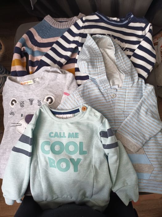 Bluzy, sweterek dla chłopca rozmiar 68