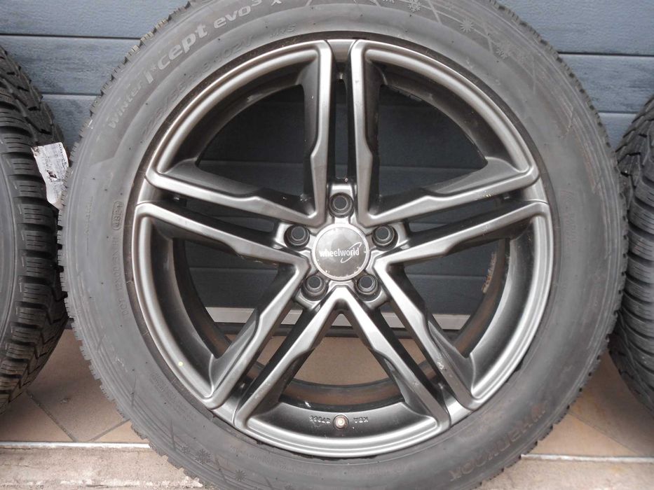 ! Koła zimowe aluminiowe 18 5x112 Audi A6 C8 Hankook ~7mm