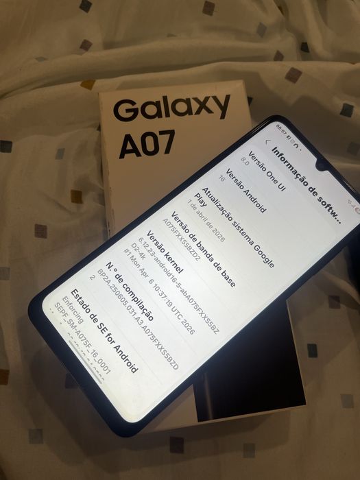 Samsung A07 4+4ram 128