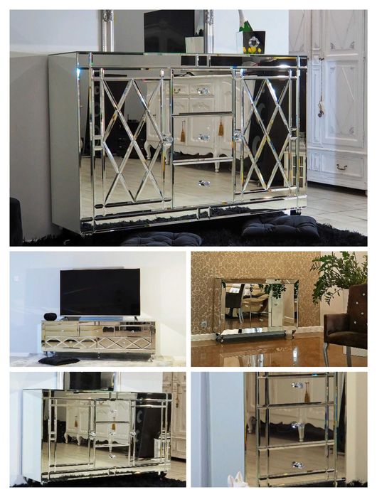 Piękna komoda Glamour, lustrzana PRODUCENT