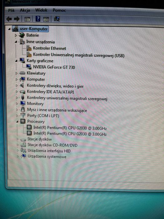 Komputer stacjonarny  G2030, 4 GB, GT730