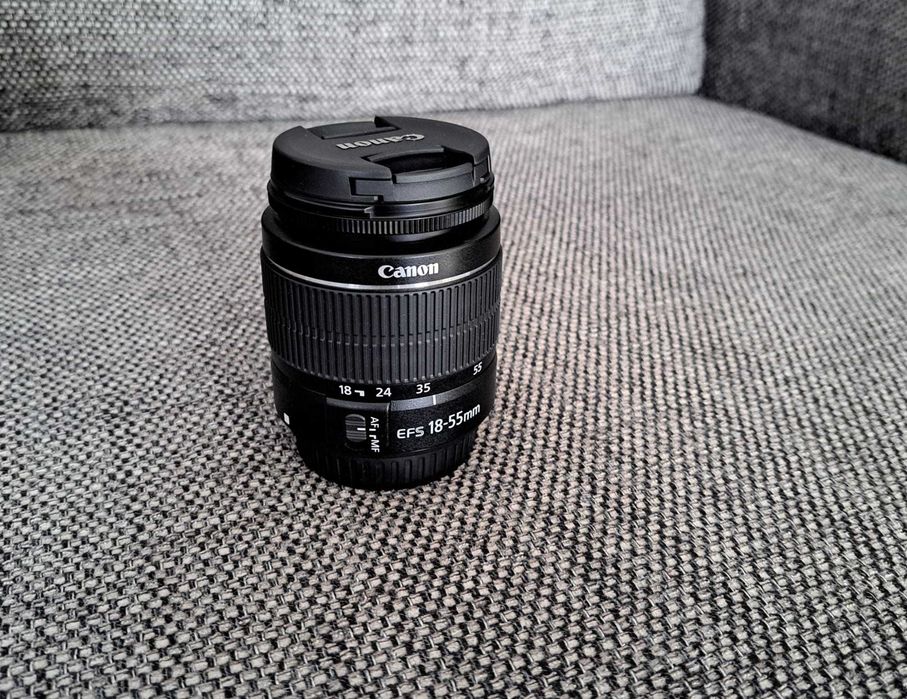 Canon EOS 4000D + Lente EFS 18-55mm + Mala