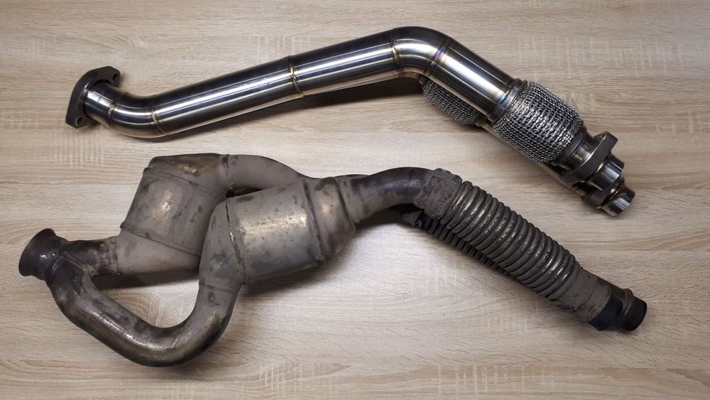Даунпайп BMW 5 E39 M57 525D, 530D Downpipe БМВ Е39 М57
