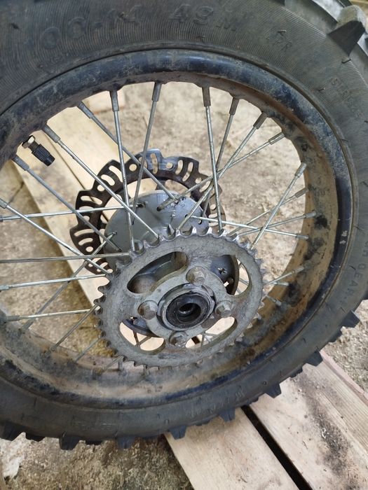 Диск, колесо R14,  на пітбайк в сборі з резиною 90/100-14