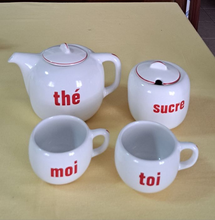 Conjunto de Chá e Café - MOI e TOI