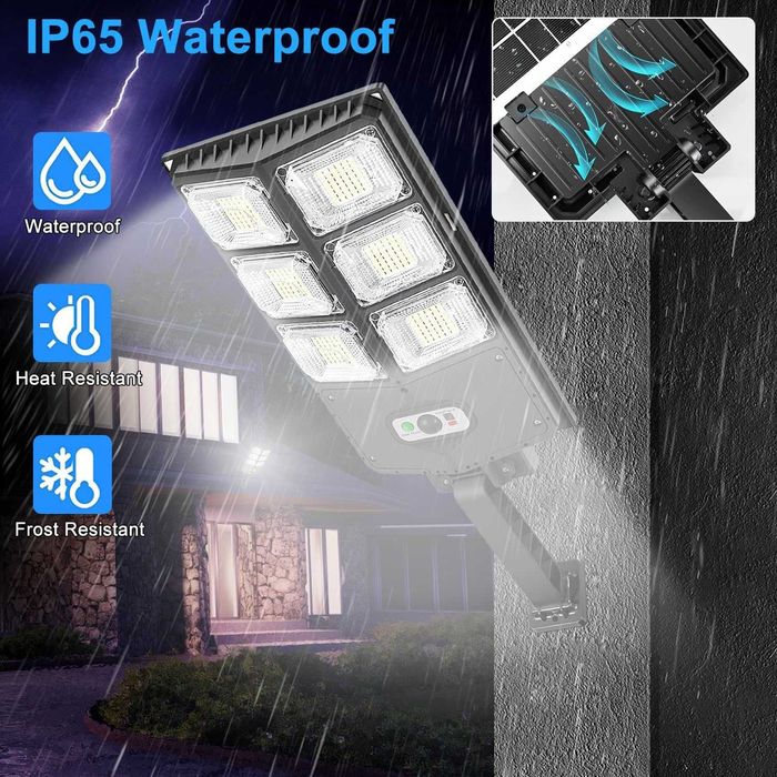 Luz Led a Energia Solar Nova e Profissional com Comando