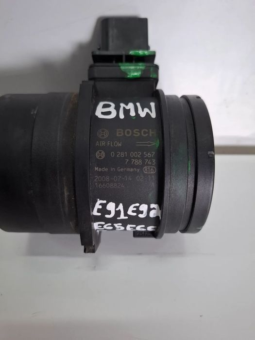 Massa de ar BMW 0 281 002 567 7 788 743 E91 E92 E65 E66 E67