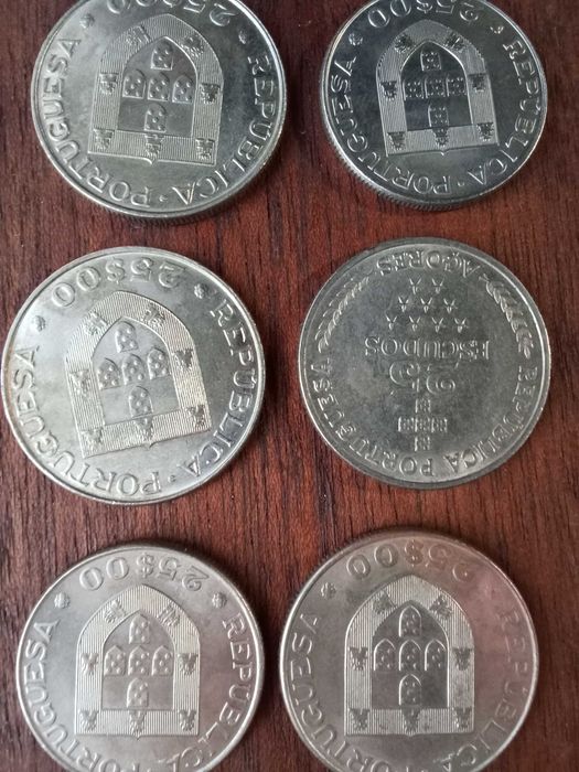 Coleção de moedas antigas