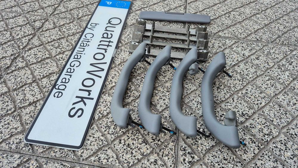 Pegas teto Audi A4 B5 A3 8L facelift + suportes + pala tapa sol