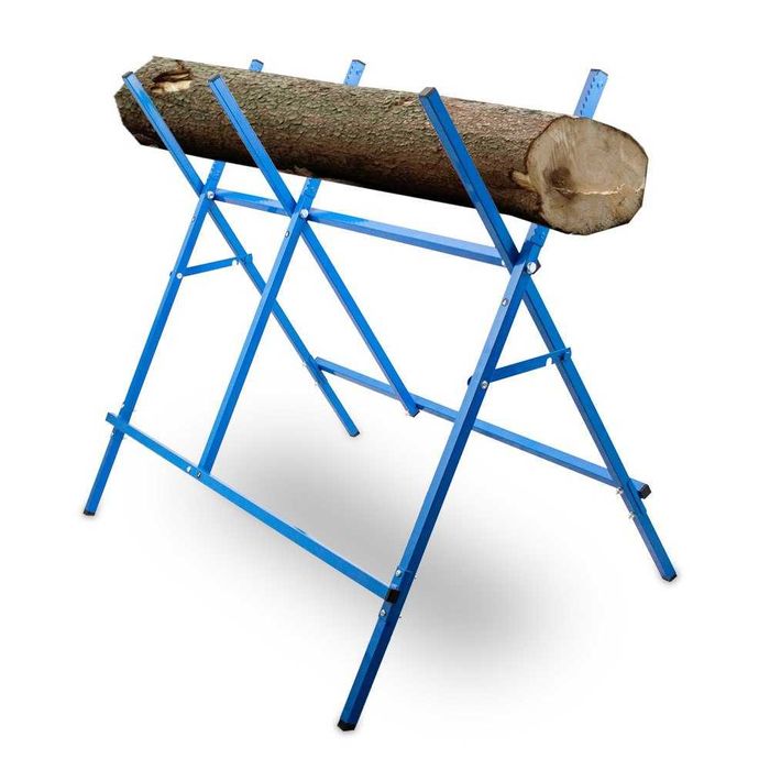 Składany koziołek do cięcia drewna 150kg Stalowy 27cm