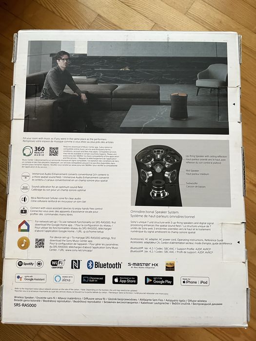 Głośnik SONY SRS-RA5000 NOWY