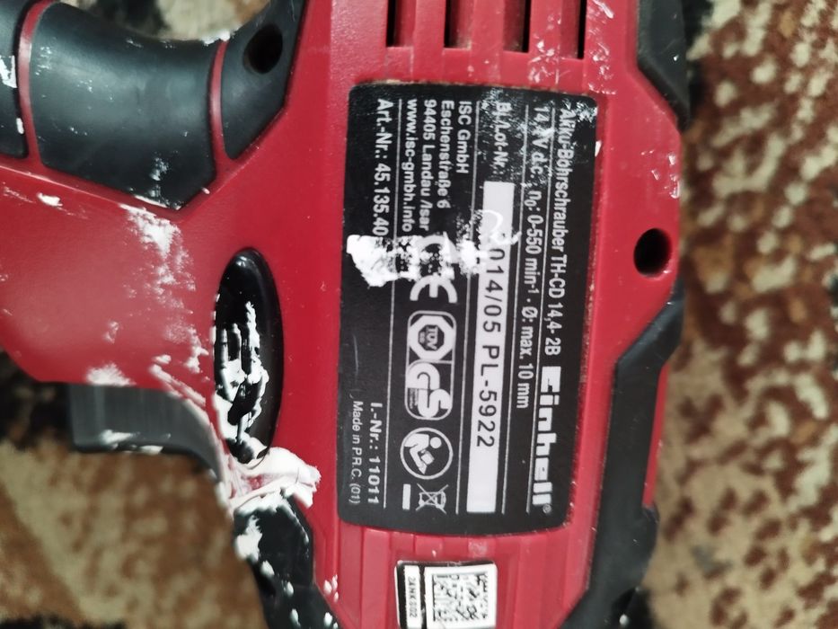 Wkrętarka Einhell baterie do wymiany