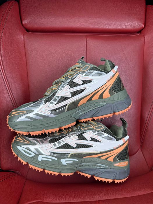 (БЕЗ ПЕРЕДОПЛАТИ) Off White Be Right Back Green Orange White офф вайт