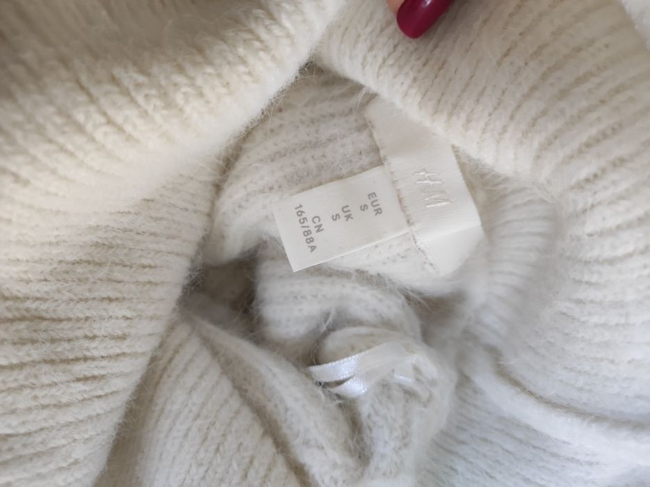 Sweter golf śmietanka H&M  rozm. L/XL