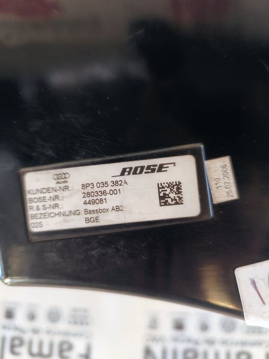 Subwoofer AUDI A3