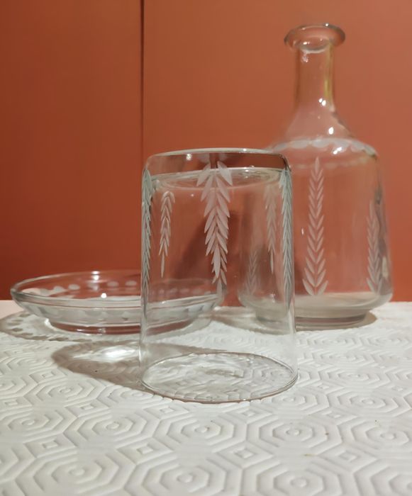 Conjunto garrafa de cabeceira