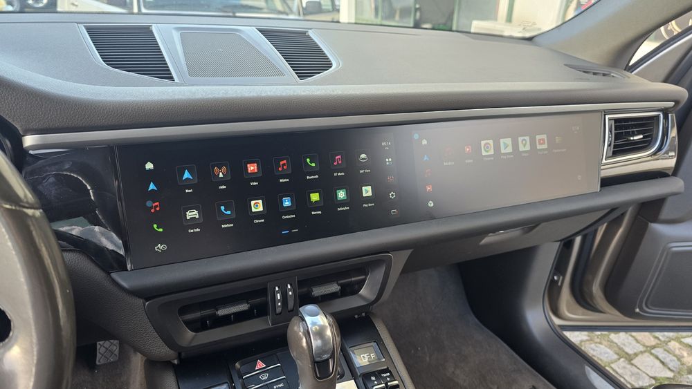 Rádio Porsche Macan 8/128GB Ecrã Duplo (Novo)
