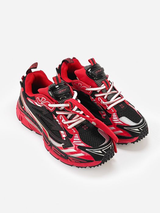 БЕЗКОШТОВНА ДОСТАВКА‼️Off-White Be Right Back Red/Black (Червоні / Чорні) кросівки Off-White Be Right Back чоловічі жіночі, off white be right back re