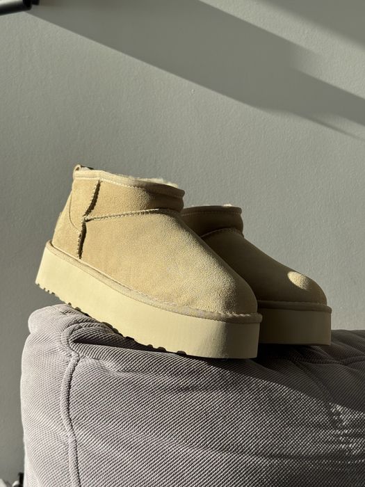 РОЗПРОДАЖ! UGG ULTRA MINI PLATFORM бежеві, 36-41. Найвища якість.