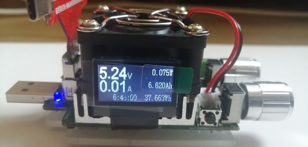 Электронная usb нагрузка 35w.