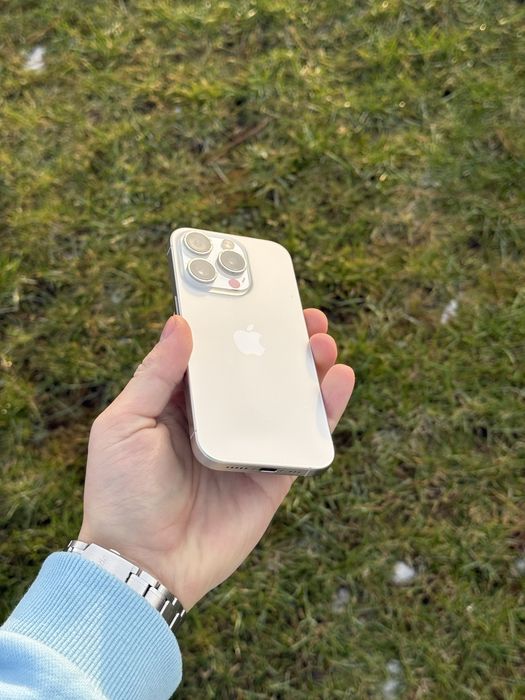 Telefon iPhone 15 PRO 128GB 88% Bateria Apple Biały