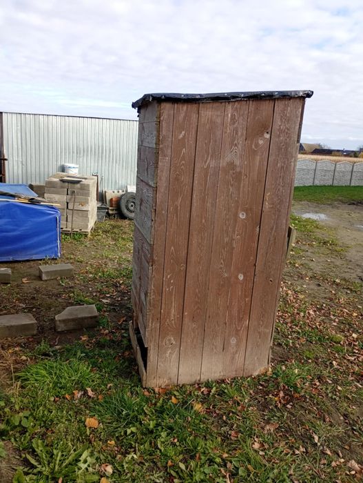 Wychodek drewniany / WC na działkę / budowe