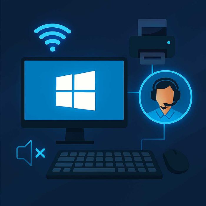 Налаштування Windows віддалено: Драйвери, Звук, Програми (AnyDesk)