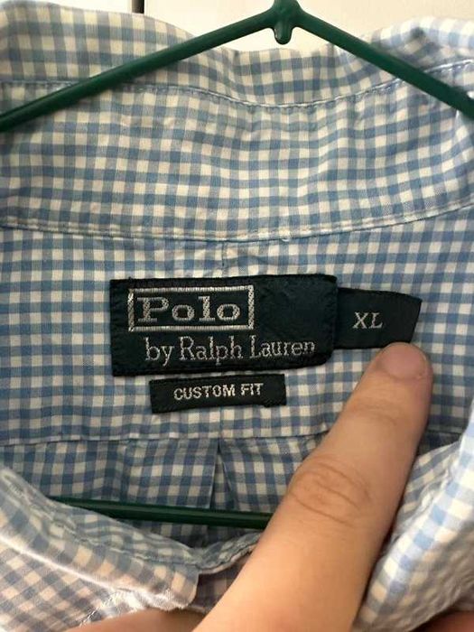 Polo Ralph Lauren Custom Fit – Klasyczna Koszula w kratę z Haftem