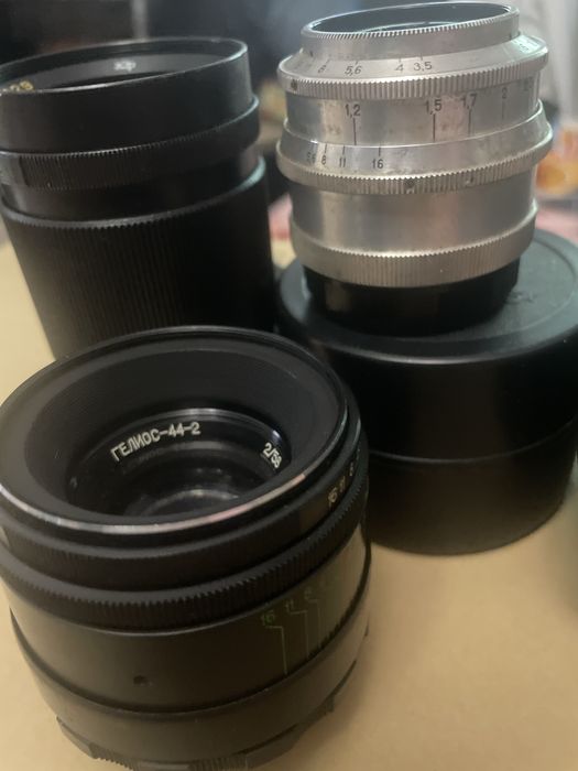 Советская оптика Helios 44-2, Jupiter 37A, Industar-50 + светофильтры