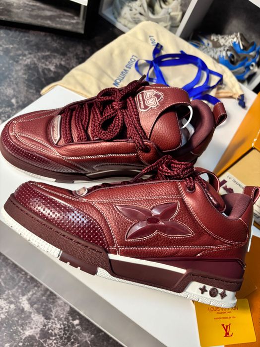 Кроссовки Louis Vuitton Skate Dark Red